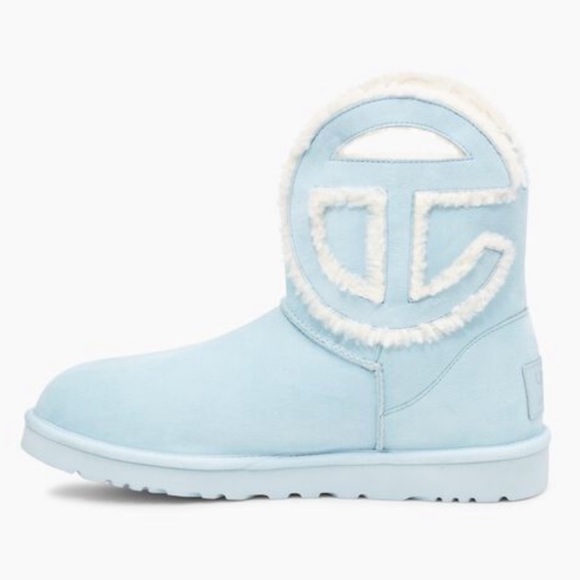 🆕UGG X TELFAR BABY BLUE CLASSIC SHORT MINI LOGO TELFAR LIMITED EDITION BOOTS - Picture 6 of 9